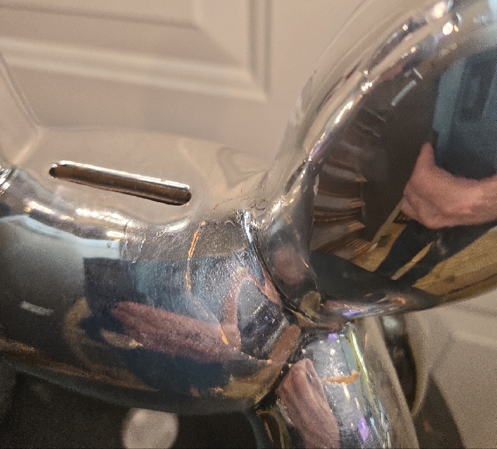 Jeff Koons Style Silver Balloon Dog Sculpture Ceramic Piggy Bank - Picture 9 of 13